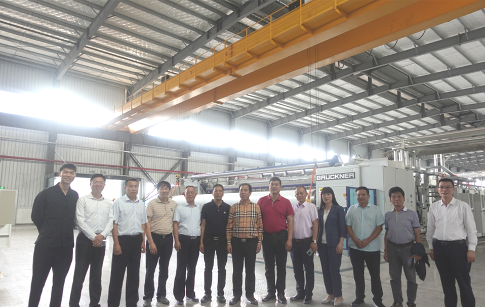 bti体育新质料科技工业园 BOPP薄膜生产线开机仪式盛大举行